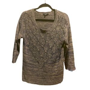 Elementz Grey sweater cowl neck